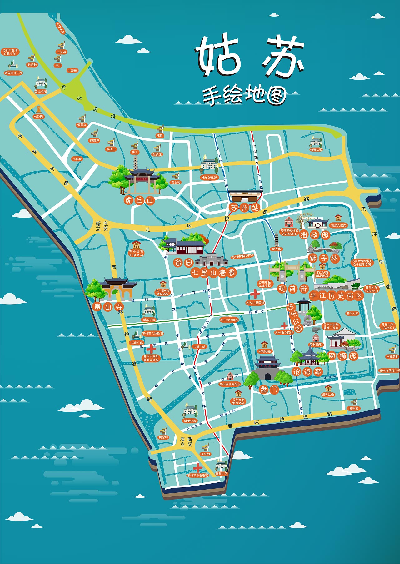 坦洲镇手绘地图景区的文化宝藏
